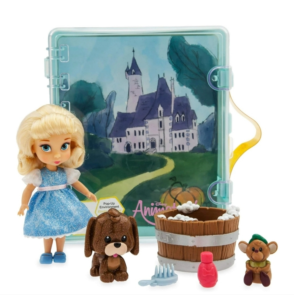 Disney Animators Collection Cinderella Mini Doll Playset Nwt